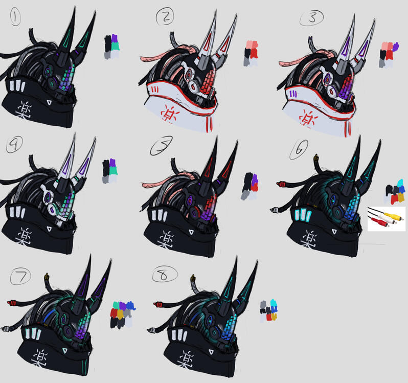 Robo Character Colour Exploration